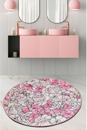 Mijölnir Alfombrilla de baño Rosa 140 cm